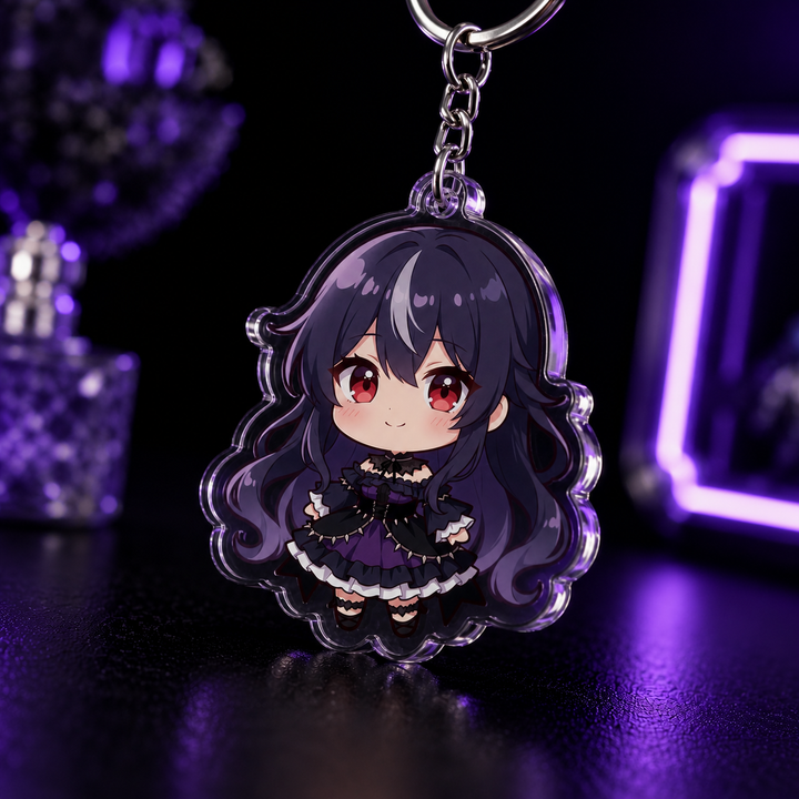 Elyria Nocturne Chibi Keychain