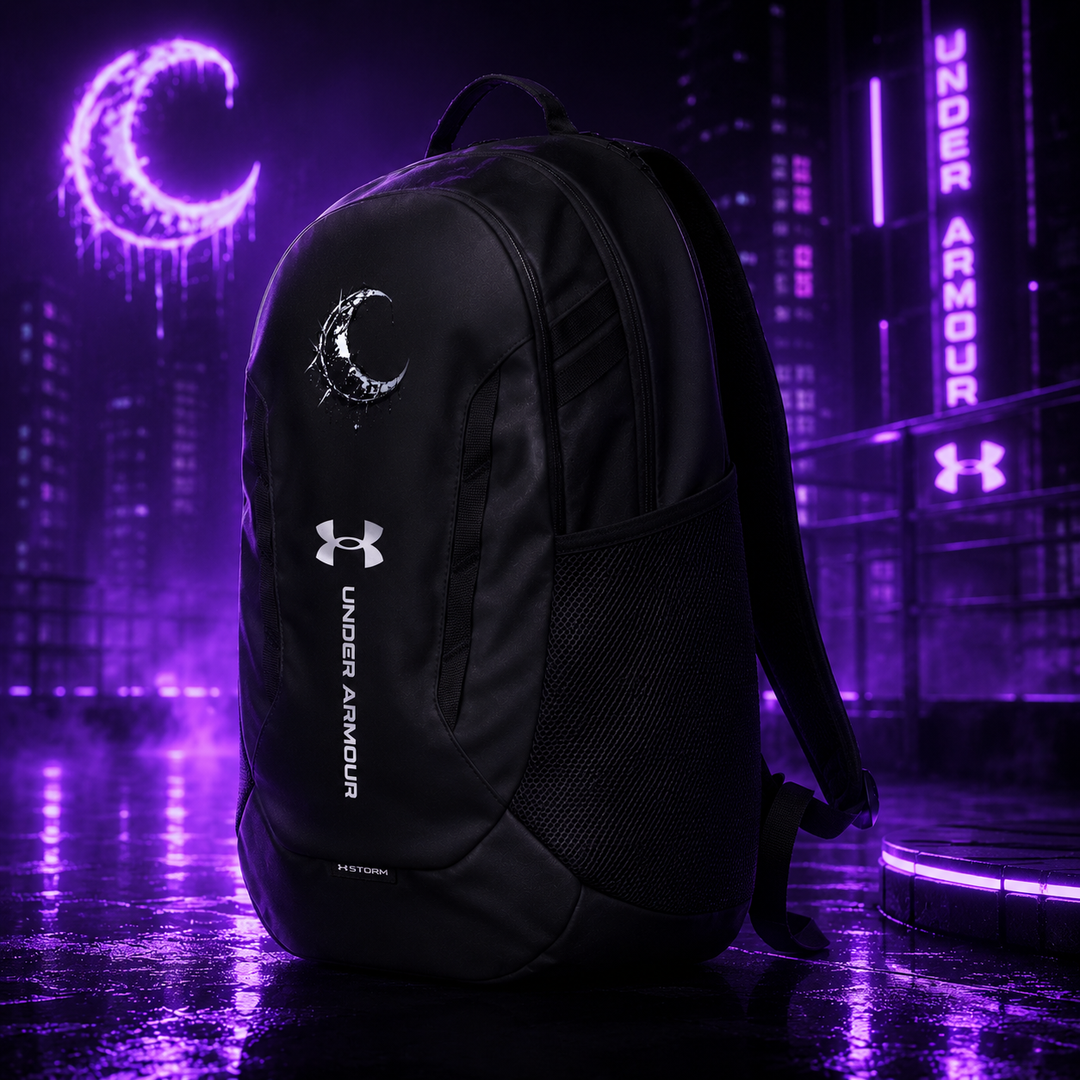 Elyria Nocturne – Subtle Crescent Backpack