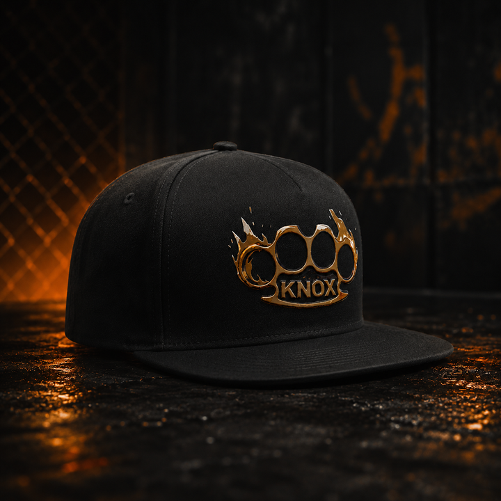 Knox Inferno – Subtle Brass Knuckle Flat Bill Snapback