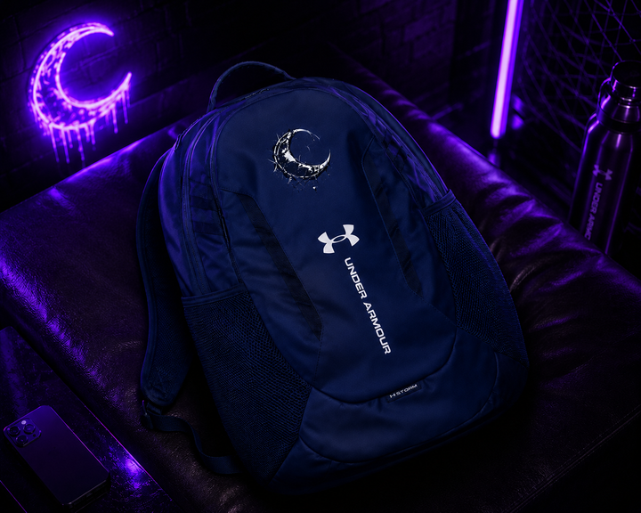 Elyria Nocturne – Subtle Crescent Backpack