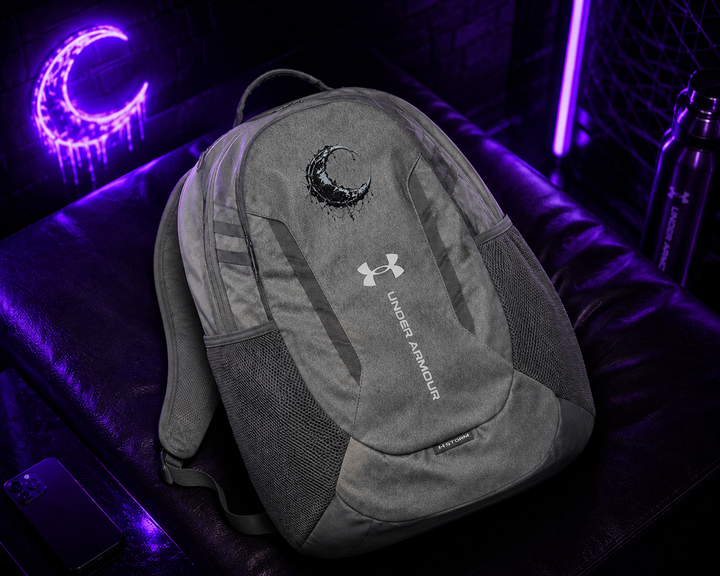 Elyria Nocturne – Subtle Crescent Backpack