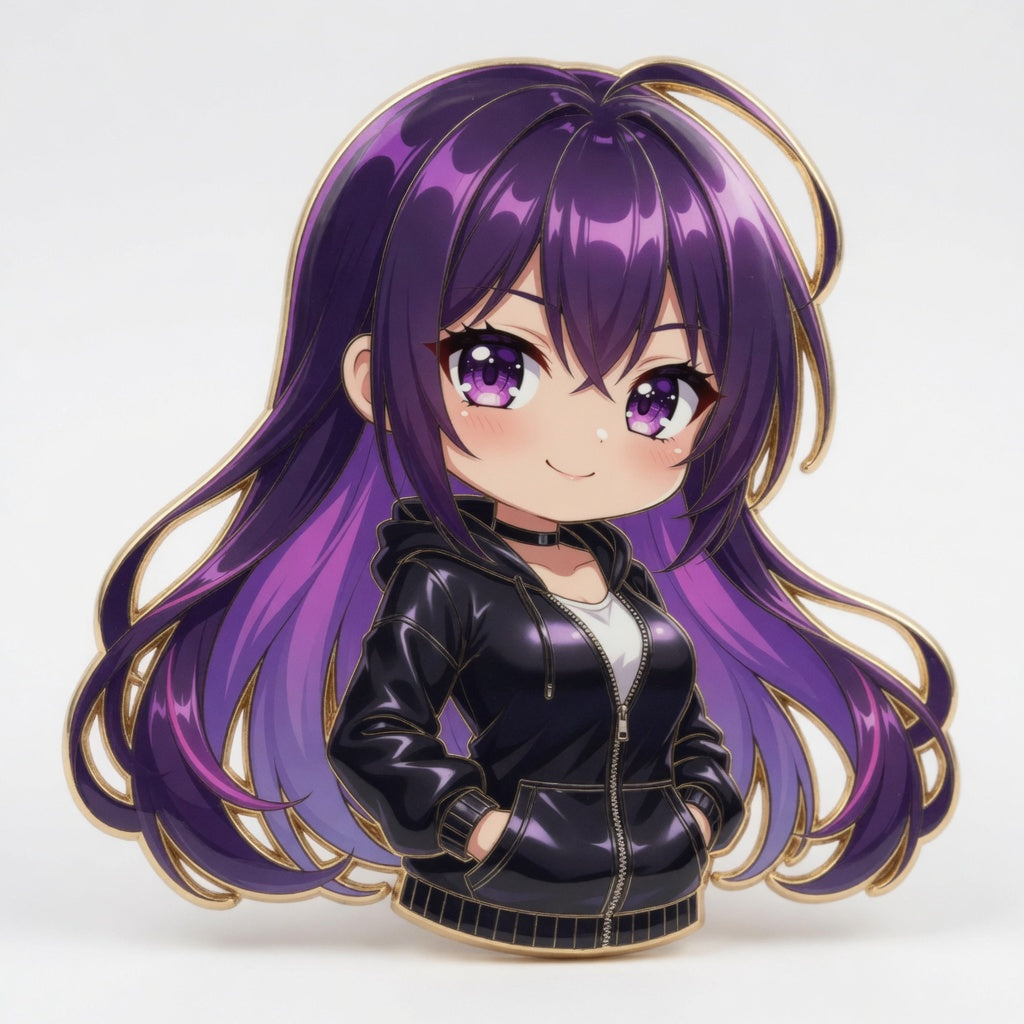 Chibi VTuber Enamel Pin Set (4-Pack)